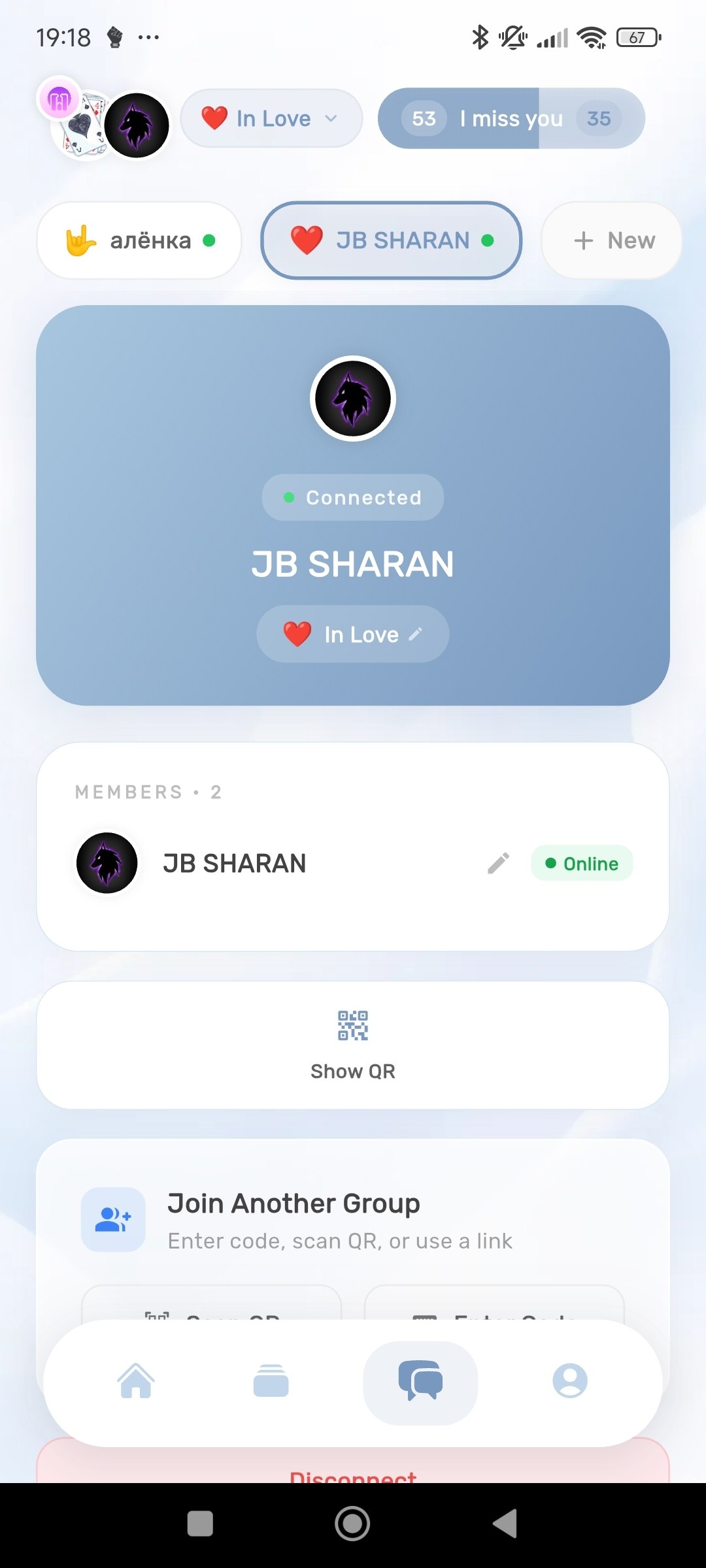 Togetherly connection preview