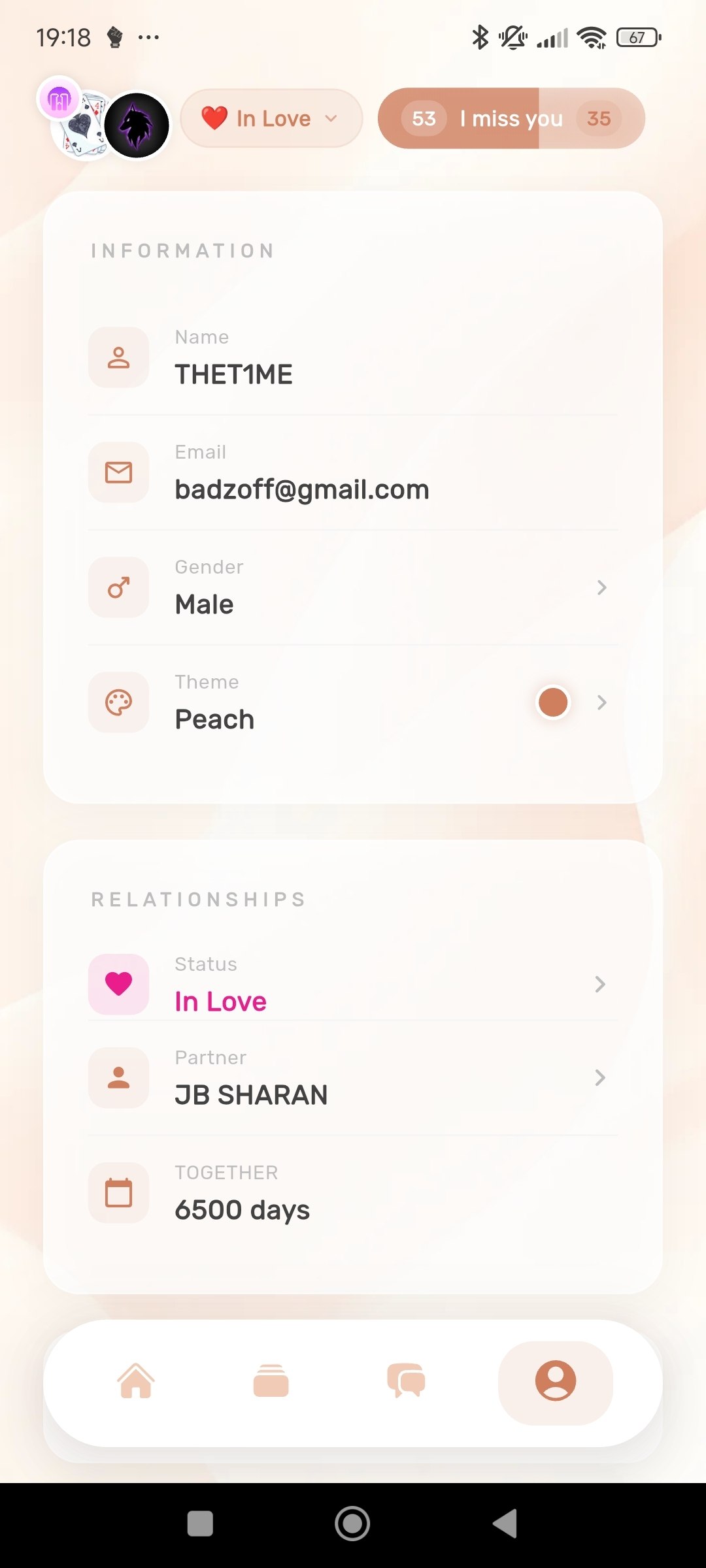 Togetherly profile screenshot